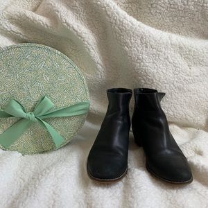 Cole Haan Black Leather Booties